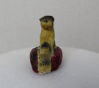 Rare Vintage Celluloid Figural Dog   Puppy Dewing Tape Measure