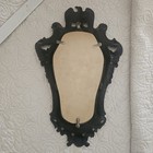 Vintage Cast Metal Heavy Federal Eagle Mirror 19 5  X 11 