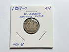 1854-o With Arrows Liberty Seated Dime