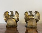 Brass Eagle Bookends   Colonial Virginia   1776 Vintage Pair