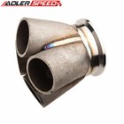 Us Stock 4-1 4 Cylinder 304 Ss Manifold Header Merge Collector 2 5  V-band Vband