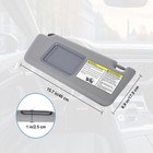 Left Driver Side Sun Visor W  Mirror For Toyota Tacoma 2005-2015 74320-04181-b1 