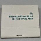 Vintage Matchbook Cover  Sheraton Plaza Hotel At The Florida Mall Gmg  Unstruck
