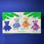 Ty Jingle Beanies  clubby Edition  Happy Holidays 4-pack 2001 Beanie Babies