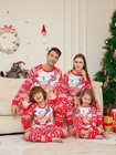 Family Matching Christmas Pyjamas Adult Kids Xmas Nightwear Pajamas Pjs Set