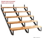Diyhd Steel Stair Riser 2 3 4 5 6 7 Step Stair Stringer 3 Pairs no Wooden Treads