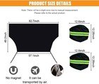 82x49 Car Windshield Snow Ice Cover Sunshade Waterproof Anti-theft Mirrors