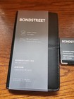 Bondstreet 96 Business Card Holder  Vegan Leather Black  New  Read Description