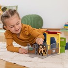 Schleich Farm World Horse Stall Set With Iceland Pony Stallion - 42609