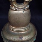 Fine Cast Gilt Bronze Oriental Candelabra 7 Light Heavy  19 
