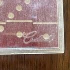 Vintage Set Red Crisloid Dominoes   Box