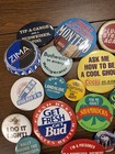 Vintage Beer Alcohol Advertising Pinback Button Lot Budweiser Michelob Corona Co