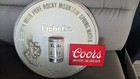 Coors Light Beer Sign Plastic   Eight Oz  15  Rare 
