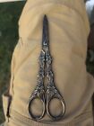 Vintage Solingen Germany Silverplate Sewing Embroidery Scissors Eisenburg-lozano