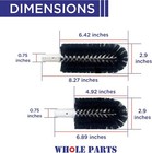New Brs-1722 Glass Washer Replacement Brush Set For Bar Maid