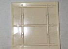 Lot Of 9 Vintage 2 Gang Sierra  Ribbed Bakelite  Ivory Wall Plate Covers  Nos