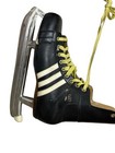 Rare Adidas Black Vintage Pro Series Men s Ice Skates Size 11 2 3 Vhk Hockey Vtg