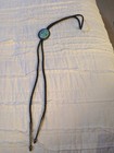  Vintage  Sterling Silver Turquoise Bolo Tie
