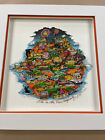 Charles Fazzino 3d Artwork   Like No Other Place Orange County   Deluxe  Edition