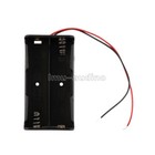 5pcs Plastic Battery Storage Case Box Holder Organizer With Wire Leads For 2xaa
