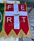 Set Of 3 Masonic Red Cross Banners Size 20  X 30  Inch