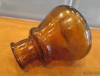Carter s No 5  Cone Ink Bottle Early 1900 s  Dark Brown Amber Usa