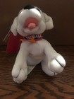 Disney Store Oddball Plush Stuffed Beanbag Toy 102 Dalmatians White Puppy Dog 8 