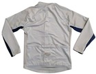 Giordana Cycling Jacket Mens Medium Off White  Navy Blue Full Zip Pockets Italy