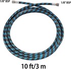 Airbrush Hose 10 Foot Nylon Braided Air Hose With 1 8    Size On Both End And A   