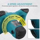 2500w Electric Handheld Mixer 6-speed Adjustable Concrete Cement Paint Mortar Us