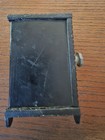 Small Antique Cast Iron   Tin Safe-shaped Bank With Combination Dial Front Door