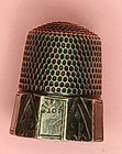 Antique Simons Brothers Sterling Silver Thimble