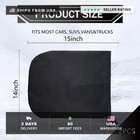Car Side Mirror Covers  210d Oxford Fabric Protective Covers For Snow Frost Ice 