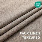 Cucraf 100  Blackout Window Curtains 84 Inches Long 2 Panels Set  Faux Linen    