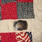 Men s Western Cowboy Belt Buckle Silver gold Horse Center Floral Engraved 1 5in