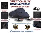 Black Snowmobile Sled Cover Fits Yamaha Srx 700 1998 1999 2000 2001 2002