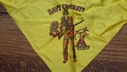 Vintage Rare 1950s  davy Crockett  36 x18  Triangle Bandana Scarf  Western 