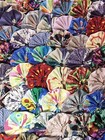 100  2 In  Handmade Fabric Yo Yos Quilt Top Block Applique Trim Candle Table Mat