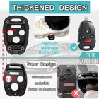 Key Fob Shell For Honda Accord  Civic Ex  Pilot  Cr-v  No Button - 4  Black