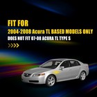 Clear Led Front rear Side Marker Lights Lamps For 2004-2008 Acura Tl 1-10set