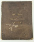 Antique 1908 Rand Mcnally New Ideal State   County Survey Atlas Map Book