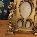 Antique Vintage Gold Ornate Victorian Style Picture 5 Frame 5 Slots