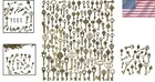Lot Of 125 Vintage Style Antique Skeleton Furniture Cabinet Old Lock Keys Jewelr