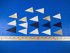 17 Leather Tobacco Pennants - Early 1900s