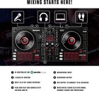 Numark Mixtrack Platinum Fx Dj Controller Serato Dj W 4 Deck Dj Mixer   Jog