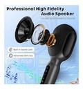 Wireless Bluetooth Karaoke Microphone  5-in-1 Portable Handheld Mic Speaker 