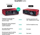 Focusrite Scarlett Solo 4th Gen Usb High-fidelity Audio Interface For Guitarist