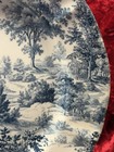 Envogue Toile Earthenware 11  Dinner Plates Set Of 4 Blue White British Heritage