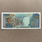 Rwanda 5000 Francs Banknote 1988 Rwandan Currency Unc Coffee Harvest Paper Money