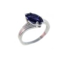 Iolite Ring 1ct  19thc Sacred Gem To Roman King Of Gods Jupiter Zeus Middle Ages